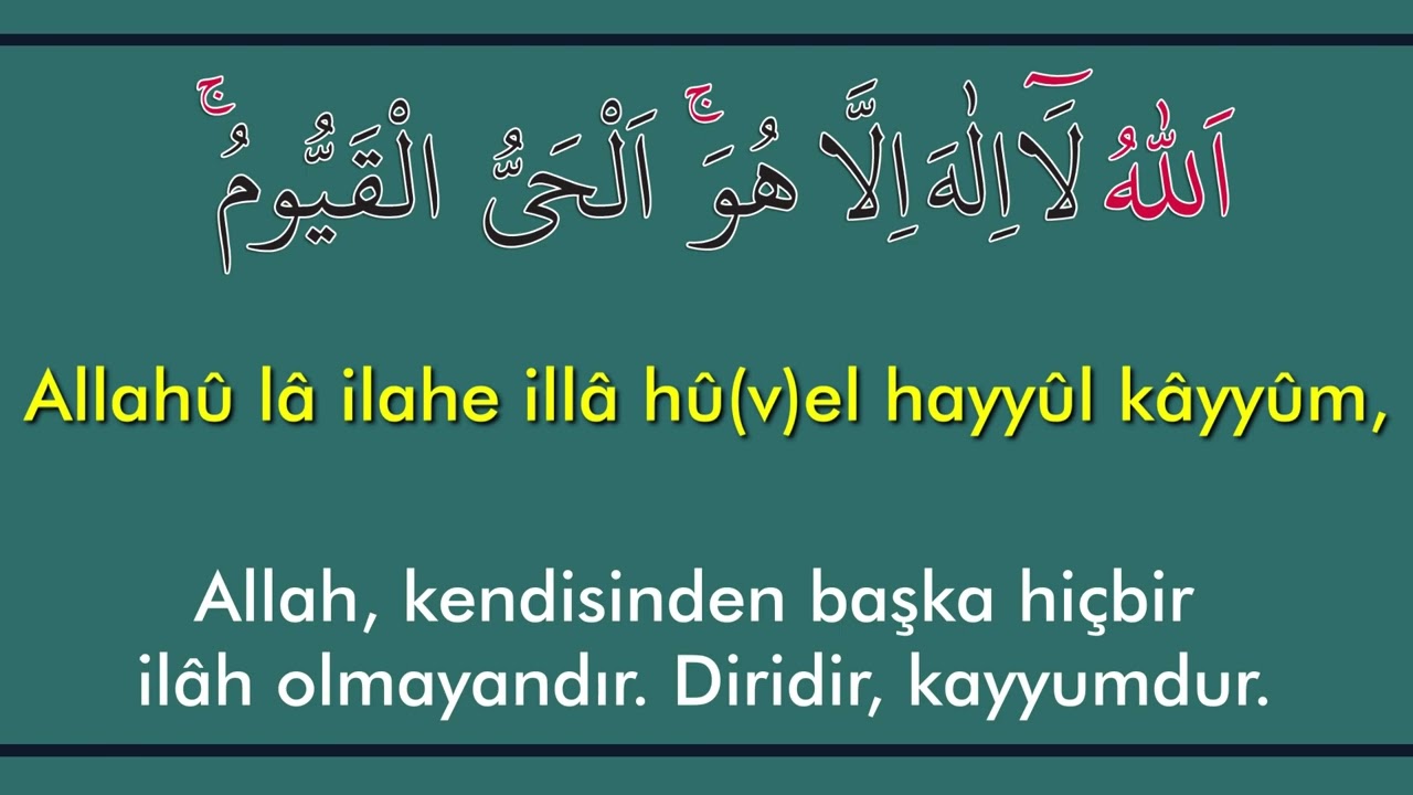 AYETEL KÜRSİ DİNLE   1 SAAT