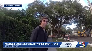 Accused College Park attacker back in Orange County Jail after violating probation