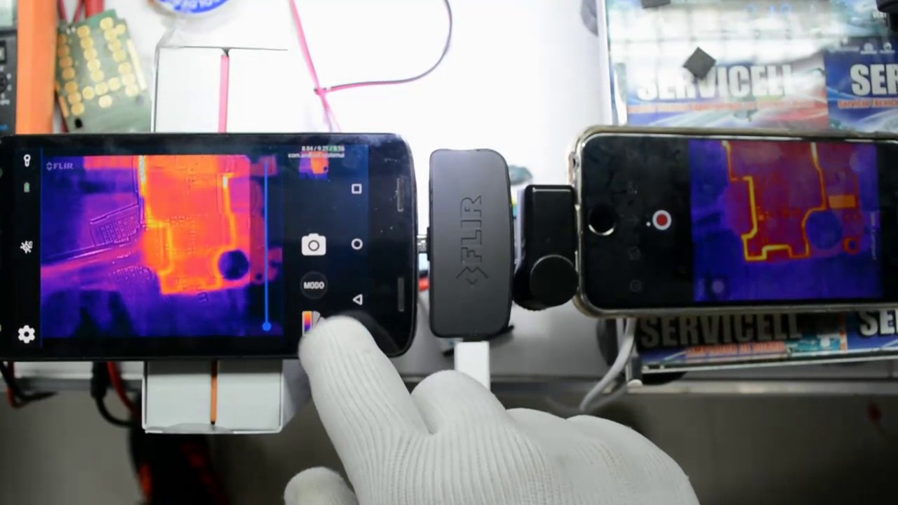 cámaras térmicas para electrónica FLIR ONE Y SEEK TERMAL COMPACT -