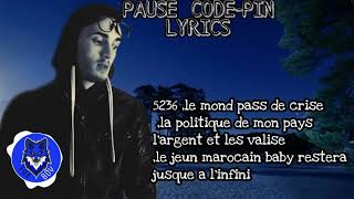 Pause Flow Code Pin Lyrics كلمات كود بين بوز فلو