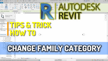 Autodesk Revit How To Change Family Category