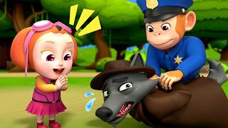 Who’s at the Door? 🚪😨 | Sheriff Zozo Police Song | Rosoo Nursery Rhymes &amp; Kids Songs