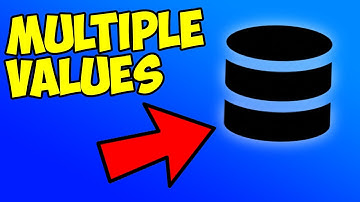 HOW To SAVE MULTIPLE Values in Roblox Studio!