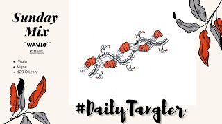 Daily Tangle - Pattern  Focus -   | How to draw | #DailyTangler