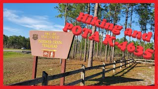 Hiking in to POTA in Pine Log K-4635 2/26/2023