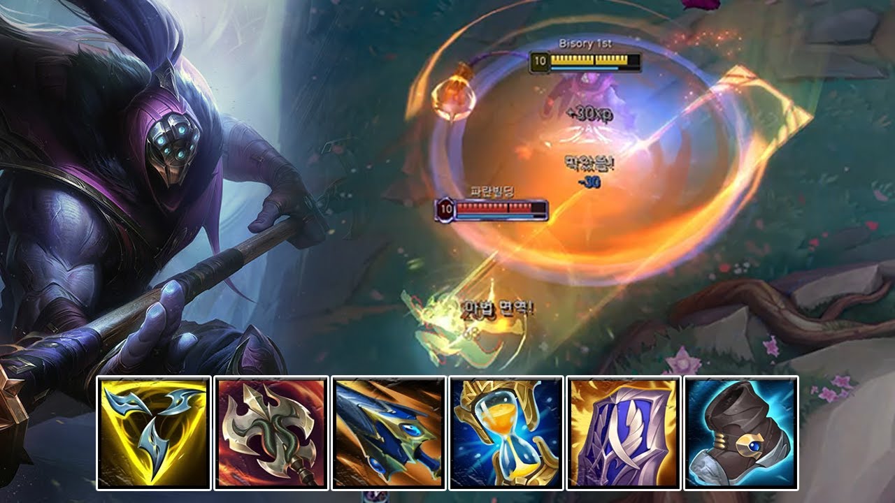 말린 라인전 자력으로 극복, 캐리하는 템트리【잭스 vs 피오라】