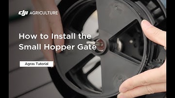 How to Install the Small Hopper Gate | Agras Tutorial T50&25