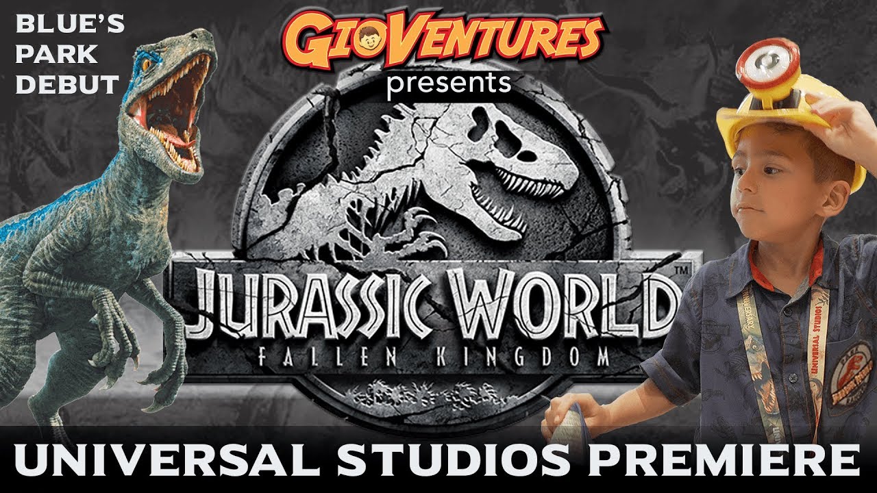 Blue Raptor Encounter and Jurassic World Premiere at Universal Orlando - YouTube