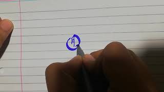 How to write O and Q in calligraphy How to write O and Q in calligraphy