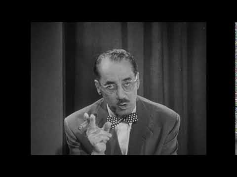 Video: Vai Groucho Marks to tiešām saka, ka cigāru murgs