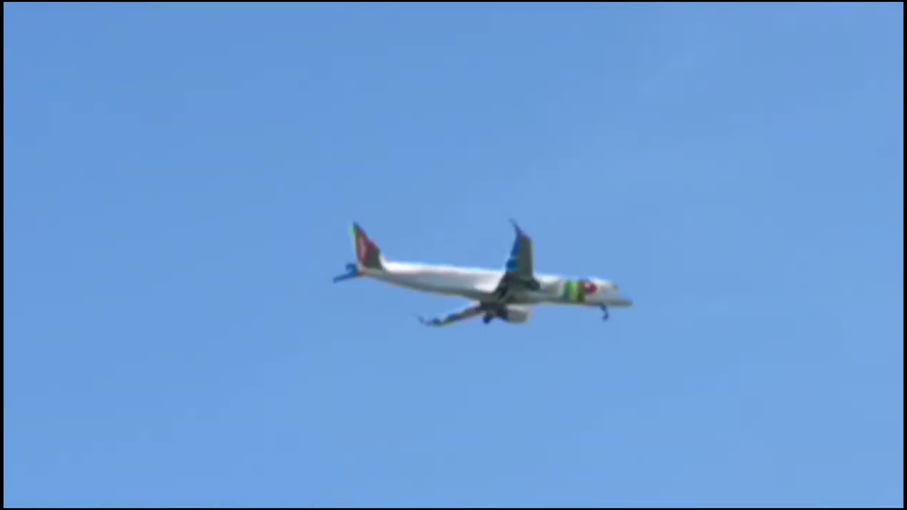 🟩🟥TAP E195AR Embraer arriving in Dublin from Lisbon Portugal