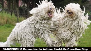 DANGEROUS? Komondors in Action: RealLife Guardian Dogs