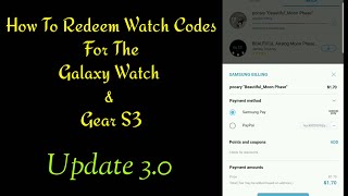How To Redeem Watch Face Codes If You're Issues...  With The Galaxy Watch/Gear S3 (Update 3.0) screenshot 5