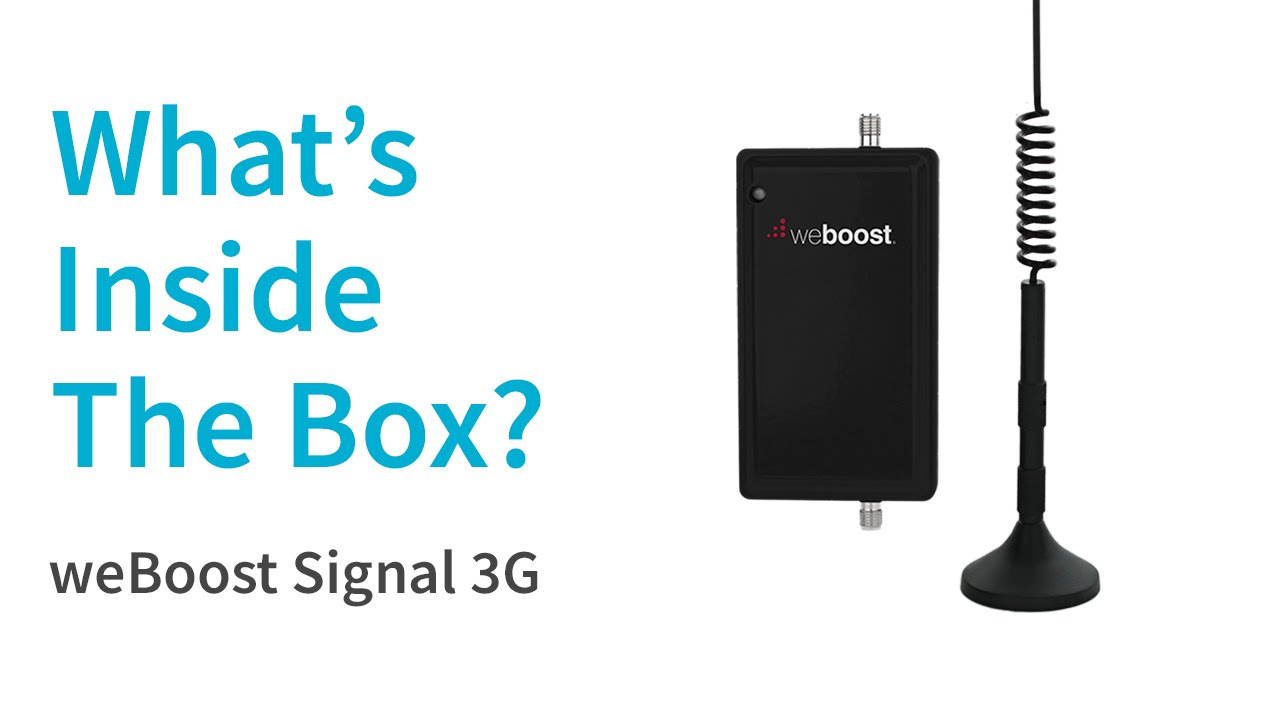 What's Inside The Box? | weBoost Signal 3G 470109 M2M Signal Booster Kit