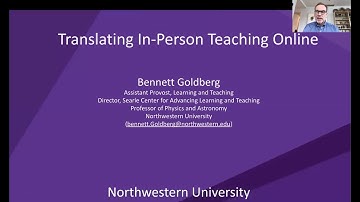 Online Learning: Translating In-Person Teaching Online