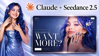 Claude Design + Seedance 2.5 = 3D Scroll Websites (Higgsfield AI MCP)