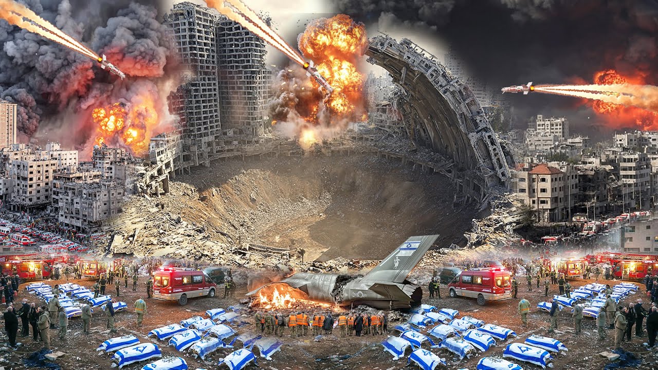 KARMA ISRAEL BENAR² TERJADI, IRAN RATAKAN KOTA TEL AVIV DENGAN RUDAL!? Kondisi Israel Seperti Gaza