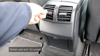 Mercedes W212 | Rear Air Vent & Socket Repair