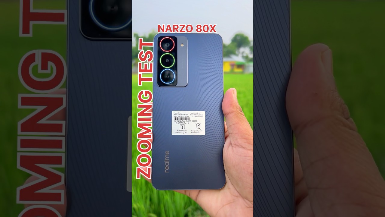 Realme Narzo 80x 5G Zooming Test 🚀
