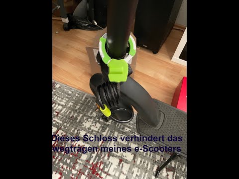 Diebstahlsicherheit beim E-Scooter, wie sicher ich richtig