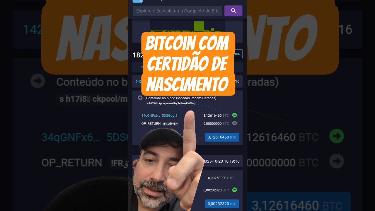 💵 Bitcoins with birth certificate - YouTube