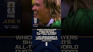 94 days to the FIFA WC on FOX! Which two players share Mexico's all-time FIFA WC goals record #wc
