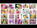 top simple flower nails art &quot;2 &quot; easy nail art. nail art design 2022 . creative nails 🌻🌼🌷⚘🌹🌸🏵💐