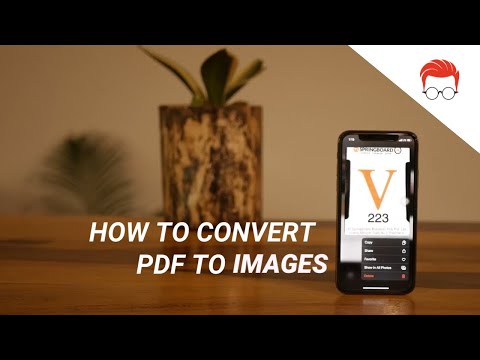 How To: Convert PDF To Image on iPhone / iPad | No Third Party Software