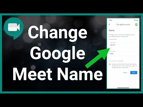 Video How To Change Your Google Meet Name - youtube