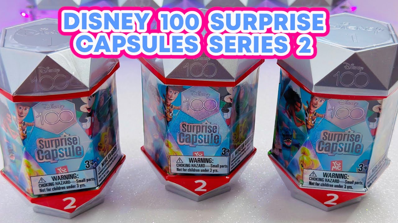 ASMR NEW Disney 100 Surprise Capsules Series 2 Unboxing 🏰 / No