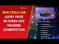 Win Tesla Cybertruck Prize in Live Trading Program!