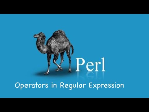 Perl | Operators in Regular Expression