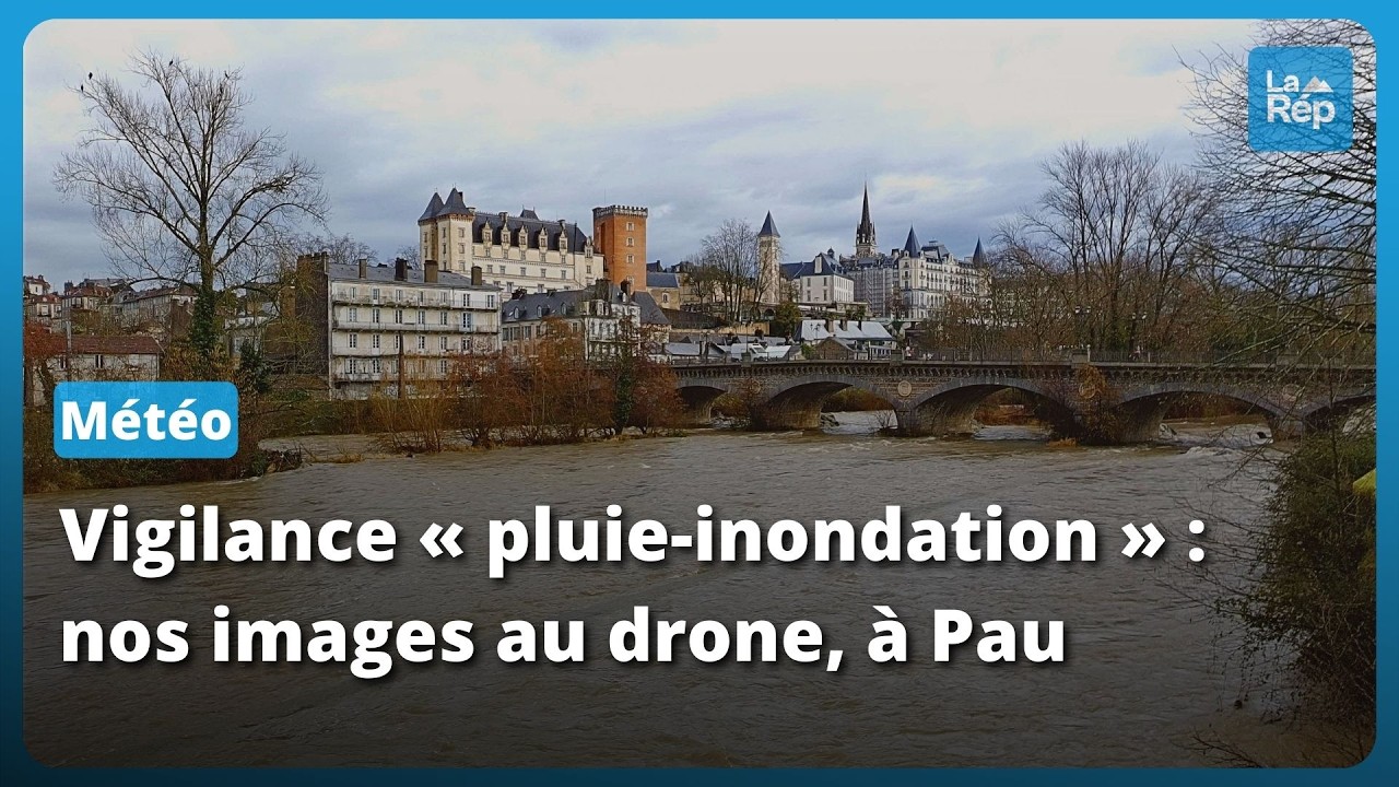 Vigilance « pluie-inondation » dans les Pyrénées-Atlantiques : nos images au drone