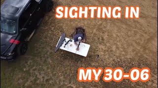 Sighting in 30-06 for DEER SEASON!