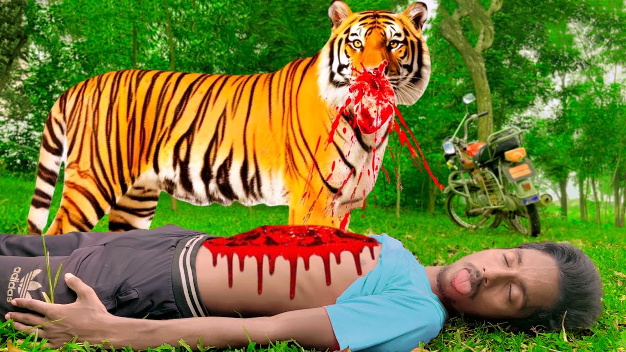 Tiger Attack Girl in Forest | Tiger Attack in Jungle | Tiger Attack Stories