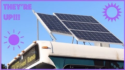 Bus conversion! Installing solar panels pt 3! Showing how the brackets work and more!