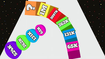 Cube Arena 2048: Merge Numbers ASMR Level Up Gameplay ( Cube Zone io )