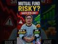 Mutual Fund Risky Hai 😳? Sach kya Hai | #bankingtips #mutualfunds #education #financialknowledge
