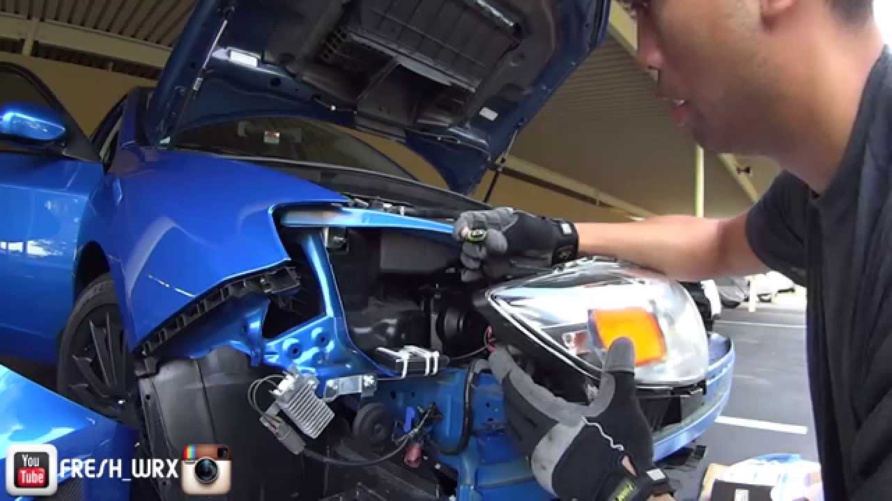diy how to install the hid low beam kit from hidextra on a 2011 HID Lights diy how to install the hid low beam kit from hidextra on a 2011 2014 subaru wrx sti youtube