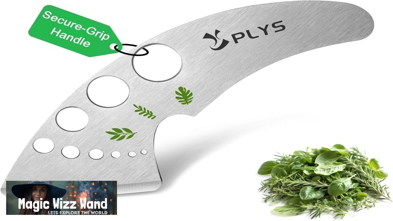 Plys Herb Stripper Tool 9 Holes Stainless Steel Kitchen Herb Stripping