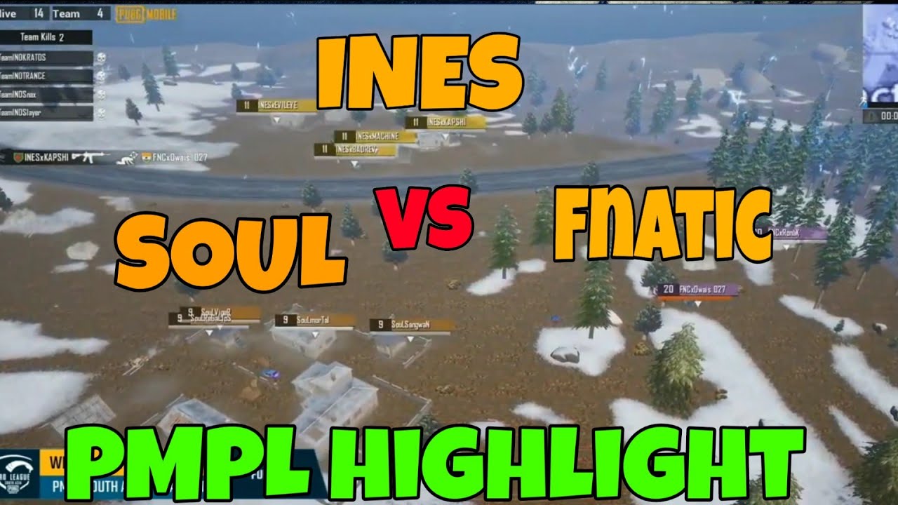 INES VS SOUL VS FNATIC PMPL SOUTH ASIA | INES DOMINATION | U2 PLAYS