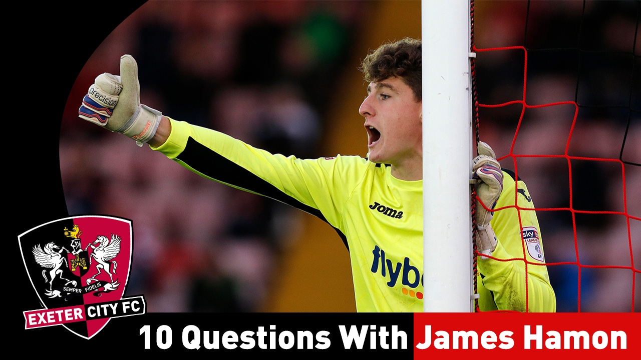 10 Questions with James Hamon | Exeter City Football Club