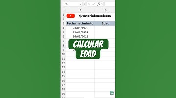 Calcula la edad exacta en segundos con SIFECHA en Excel