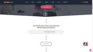 DotDigital -“ Web Design Agency WordPress Theme      Gale Gabe