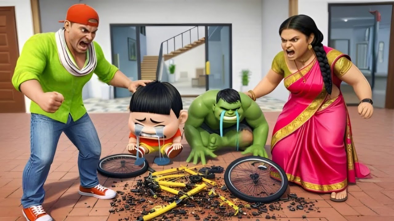 HULK NE 🤩 SHINCHAIN KI CYCLE TOD 💥 DALY IN INDIAN THEFT AUTO SIMULATOR | 