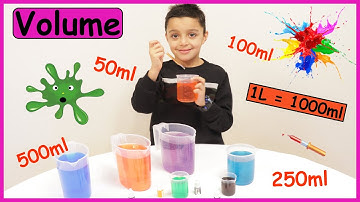 Volume | How many ml in a litre | Measuring volume | Maths with Nile