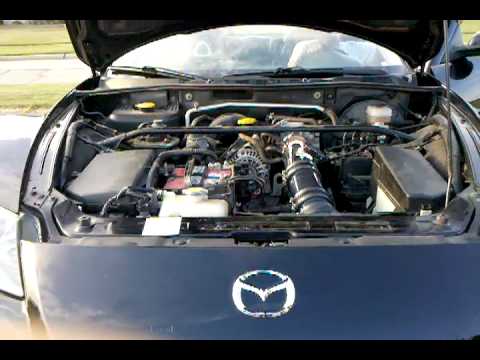 rx8 aem cold air intake - YouTube