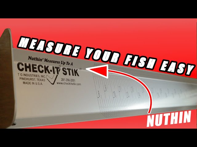 check it stick fish measure accessories 36" Measuring Ruler Sticker | Transparent Waterproof Decal Tape | Made in USA | Large Bold Easy Read Markings | Boat, Kayak, Net, Cooler, Table Compatible 6 Pcs Fish Ruler Decal