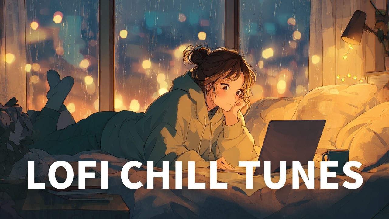 【雨の音に癒されるエモいLOFI BGM】午前2時の雨音と都会の灯り｜深夜作業用Lo-fi　2AM in the Rain 🌙 Lofi Beats to Study / Relax