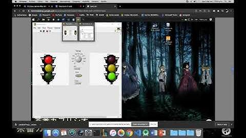 Simulación de semáforos en LabView